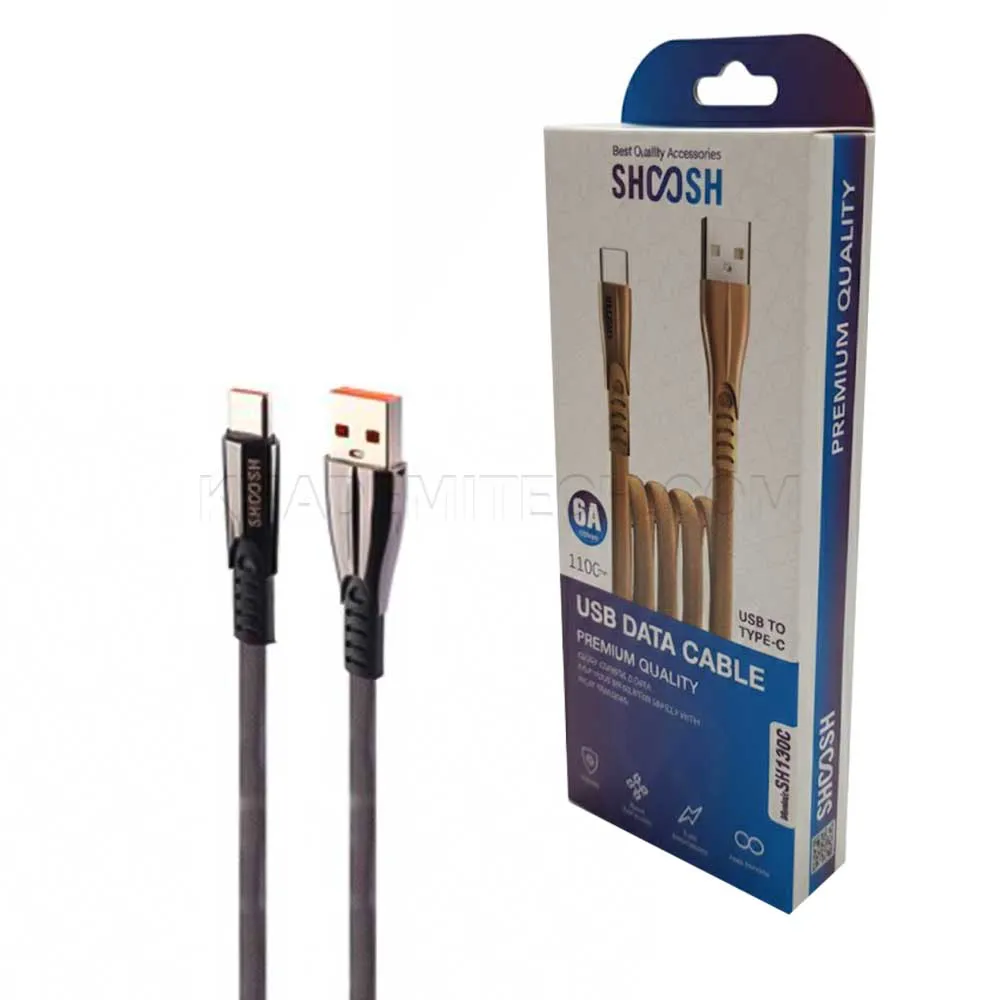 002820907500170e68a2da6cb4ad64595f28a7b4b193a24fde43c2a6eb57f796.webp کابل فست شارژ تایپ سی شوش مدل SHOOSH SH130C TYPE-C 6A