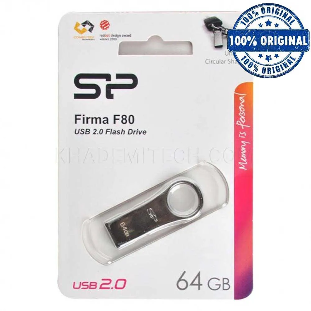 007ca7e9d47968dc4b629b3964ec829e6601c1ba965f0c4522b286decac8406d.webp فلش سیلیکون پاور مدل Silicon-power F80 64G