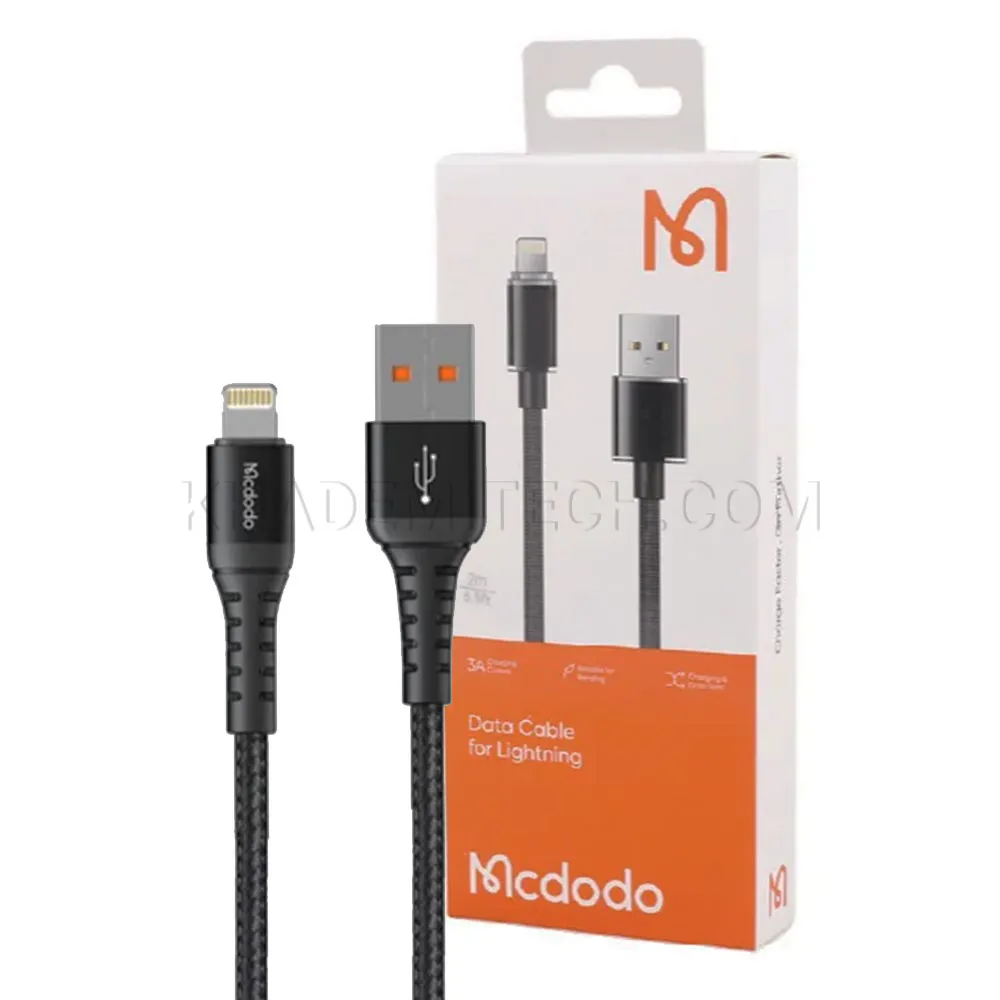 0083499bcb1a4582e2402bc2f54e06542175b35ab2ded1e206bbee469e2f7a79.webp کابل لایتنینگ فست شارژ مکدودو مدل Mcdodo CA-364 IPHONE