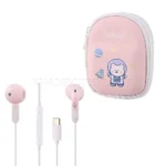 هندزفری سیم دار پرووان مدل PROONE PHF3917 فانتزی صورتی