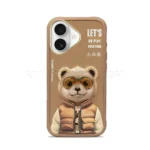 قاب اپل مدل Nimmy Cool Cute bear IPHONE 16
