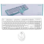 کیبورد و ماوس بی سیم مافی مدل MOFII SWEET PURE سفید