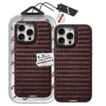 قاب اپل یانگ کیت مدل YoungKit FABRIC 16 ProMax زرشکی