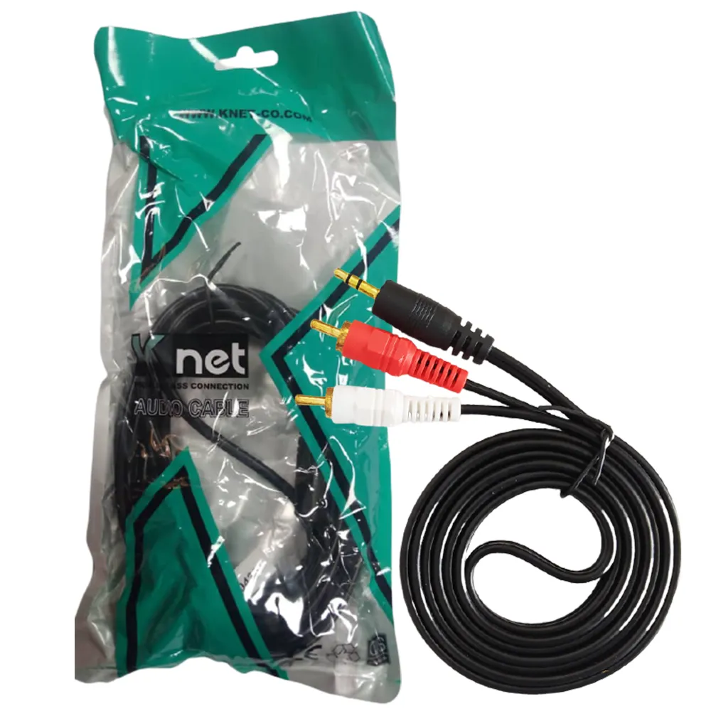 053226ac944558f9a5c219e41127cccb6d03e5d3fdeb157ca772a0950d235597.webp کابل صدا 1به 2 کی نت مدل KNET AUX 1.5M