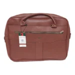 کیف لپ تاپ LB33 چرم عسلی Gucci