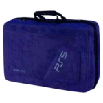 کیف مدل PS5 SLIM/PRO مخمل سرمه ای