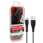 کابل تسکو مدل TSCO TCC201 TYPE-C 1M مشکی سفید