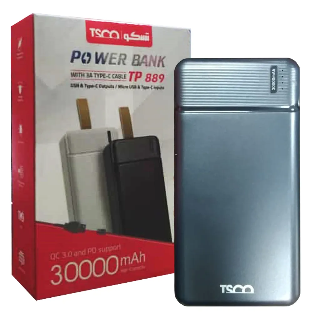 086b7c93464143072471b68c3c3e337fa708a1c27c3d26a2d490f05d5ecd2a5d.webp پاوربانک تسکو مدل TSCO TP889 مشکی