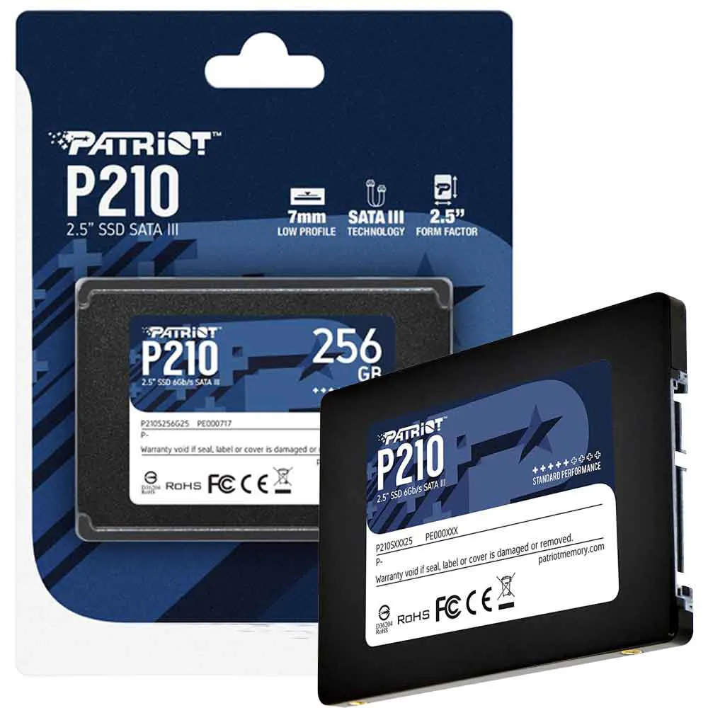 08aebbf6105b8ac71df85fb61ff40b967434073b90049ca9928a530efde1cd57.webp هارد پاتریوت مدل PATRIOT P210 256GB SSD گارانتی الماس