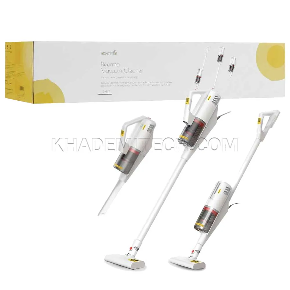 08eb810881261613ac8ab684fcabcd73585d7903262758614dc84138a4e37733.webp جارو برقی عصایی درما مدل DEERMA DX888 سفید