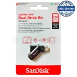 فلش سندیسک مدل SanDisk TYPE_C GO 128G گارانتی آسان سرویس