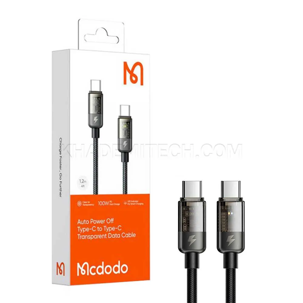 0932344e72df093d11dd6c369b307d09e2809d119410ed84c22801d9374216a9.webp کابل تایپ سی مکدودو مدل MCDODO CA-284 Type-C PD گارانتی متین