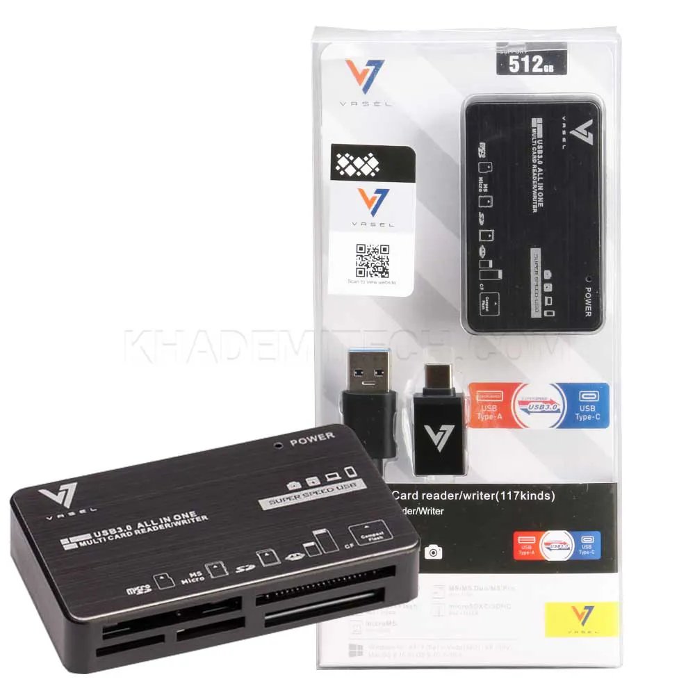 0937c80d804a2fc5ca89292d0f53bf1420c771d5f4a9ccdea4e0c5d8382c0241.webp رم ریدر واصل مدل VASEL MGR-117 TYPE-C