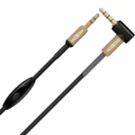 کابل صدا AUX موکسوم مدل MOXOM 1M AUX-42M مشکی