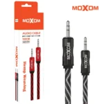 کابل صدا کنفی موکسوم مدل MOXOM AUX-62B سفید مشکی