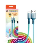 کابل تایپ سی موکسوم مدل MOXOM KH-100 TYPE-C رنگین کمان