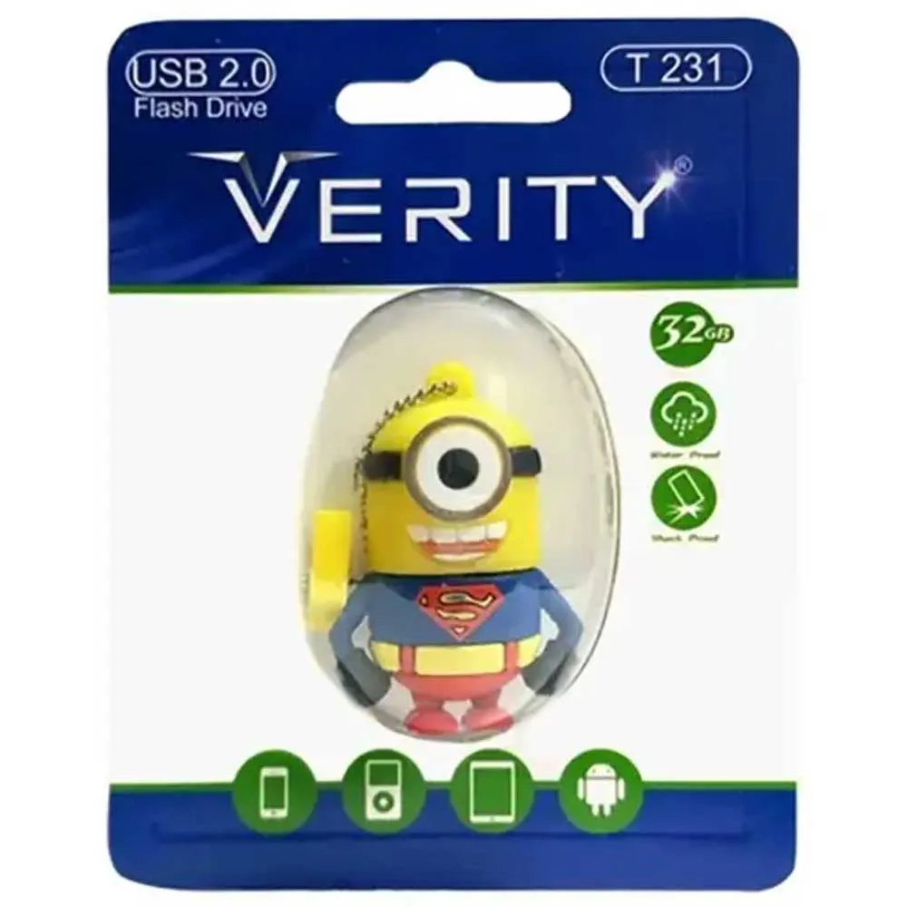 0af9f2efd3a24f1d8c81b9ae021a96d4e2fb1821e3e3a48e0c2b645e65e42784.webp فلش عروسکی T231 VERITY 32G