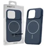 قاب اپل مدل UNIQUE IPHONE 17 سرمه ای