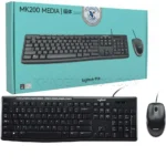 کیبورد و ماوس بی سیم لاجیتک مدل LOGITECH MK200