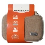 کیف هاردKingS کنفی قهوه ای SMALL