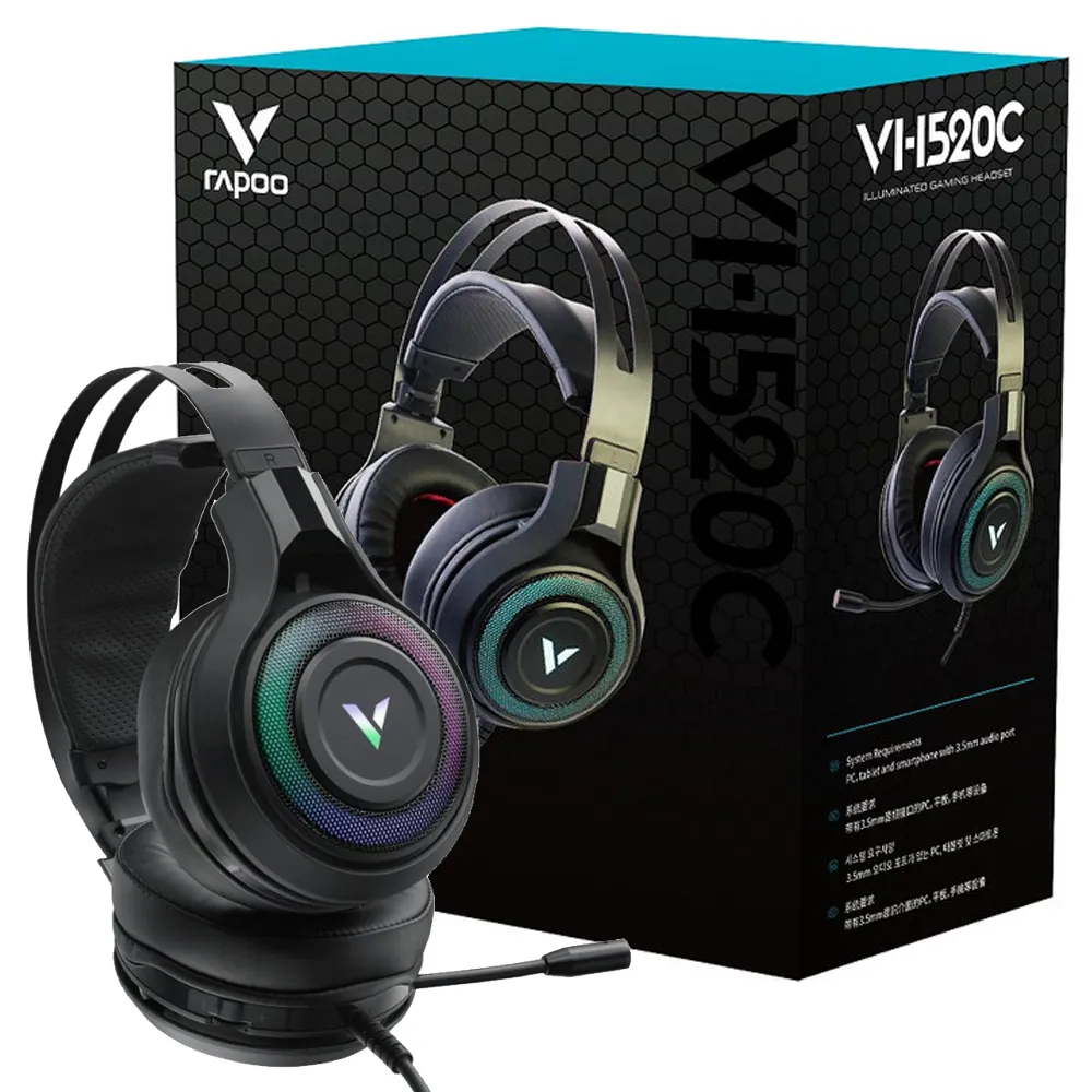 0d60156d56ec125eda152e57f51dad31295240239ffd08574e7187514270c983.webp هدست گیمینگ RGB VH520 مشکی RAPOO