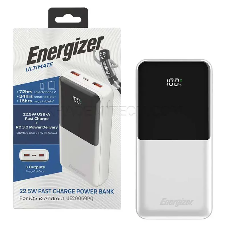 0db58548f925f7b3ae096f3a4555b52804cee701a0f57977ddb2b22cb1e7a856.webp پاوربانک انرجایزر مدل Energizer UE20069PQ 20000mAh سفید