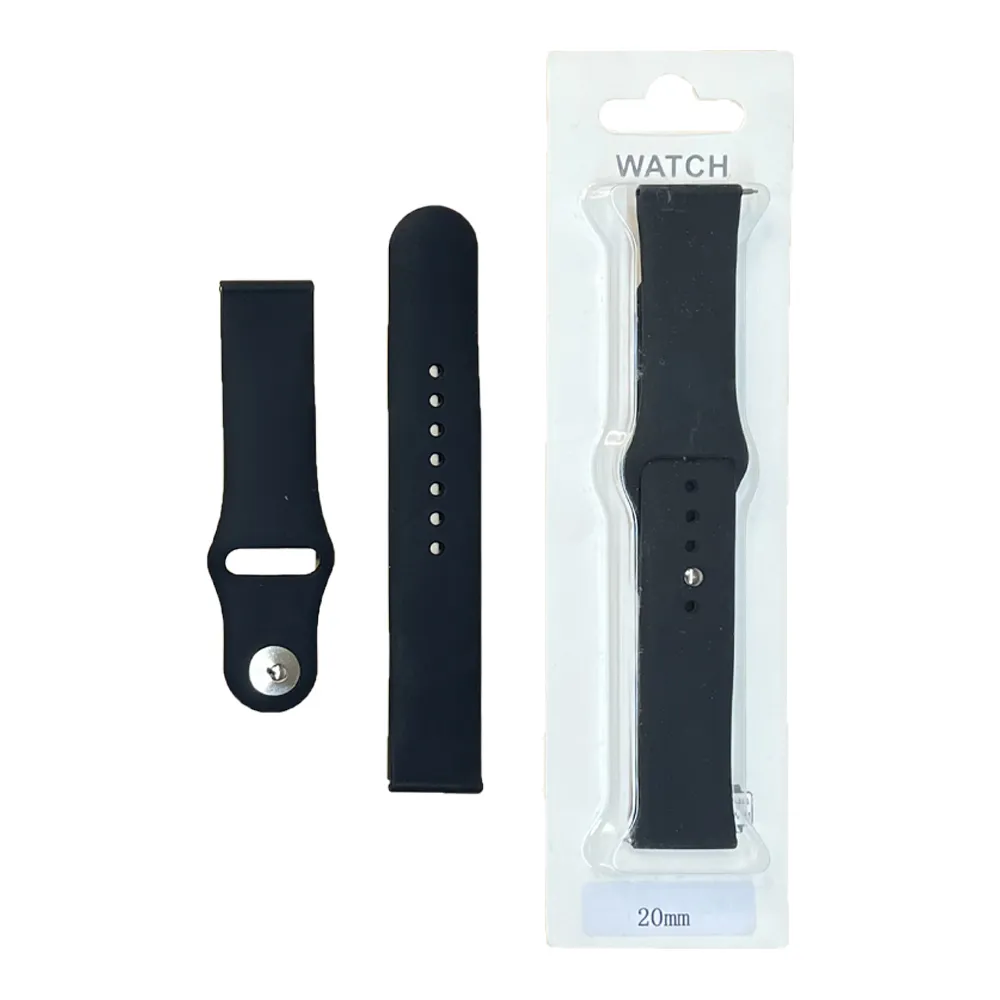 0eba3c4ce77b7b3e83df47e28b83308d31d2aabbdeb76346d593b5e9f4ab8f91.webp بند سامسونگ SILICON 20mm مشکی