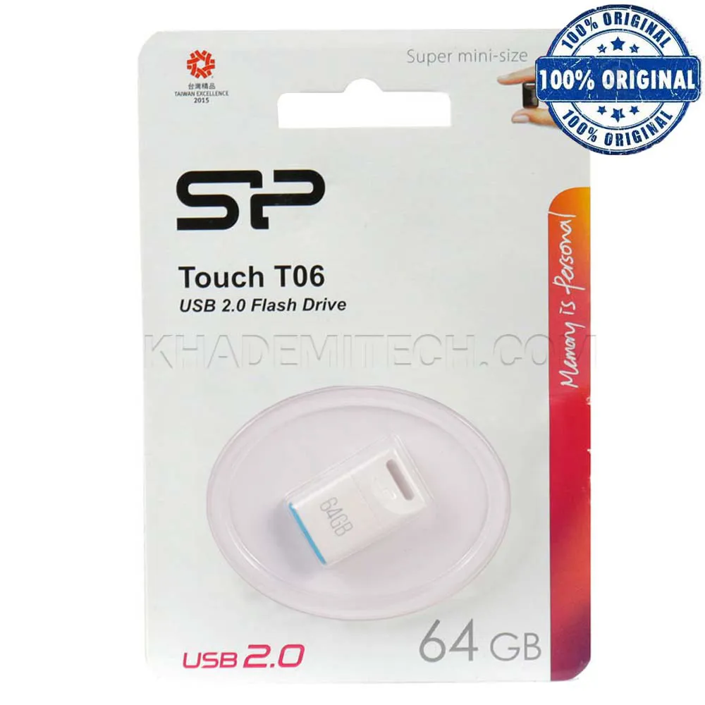 0fc4bacf7edc069ea4fa82fb70d395db59dff3880f283f1a375e09140aa121c2.webp فلش سیلیکون پاور مدل SiliconPower T06 64G سفید گارانتی رها گستر