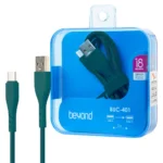 کابل تایپ سی بیاند مدل BEYOND TYPE-C BUC-401 فیروزه ای