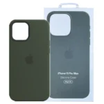 قاب سیلیکونی اپل مدل Silicon MagSafe IPHONE 15 ProMax یشمی