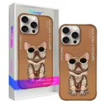 قاب اپل مدل Nimmy Cool Cute Little tysoon IPHONE 16 ProMax قهوه ای
