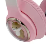 هدست بی سیم عروسکی مدل HIFI AKZ51 صورتی