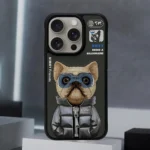 قاب اپل مدل Nimmy Cool Cute rich tycoon IPHONE 16 Pro مشکی