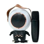 اسپیکر پرتابل میکروفون دار مدل ASTO SPEAKER TK66 مشکی