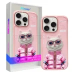 قاب اپل مدل Nimmy Cool Cute White rich beauty IPHONE16 ProMax صورتی