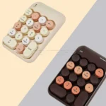 کیبورد بی سیم نامبرپد مافی مدل MOFII X910 قهوه ای