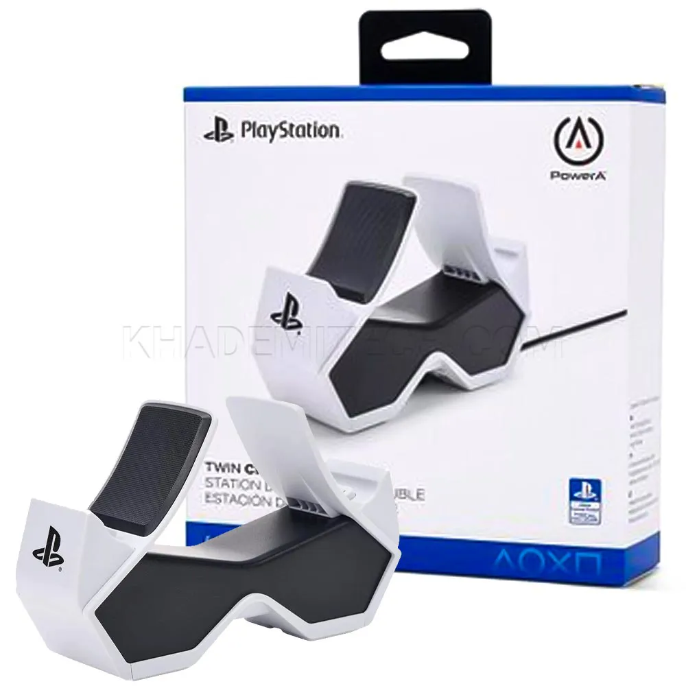 15db91691908b6c416fbc33f490772d0a21c479c9d364ed86e9ea246b0c95f99.webp پایه شارژر دوگانه دسته مدل Power A Twin Charging Station