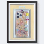 قاب اپل IPHONE 15 طرح 1 صورتی Kutis