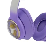 هدست بی سیم عروسکی مدل HIFI AKZ51 بنفش