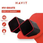 اسپیکر دوتکه لپ تاپی هویت مدل Havit SK473 قرمز