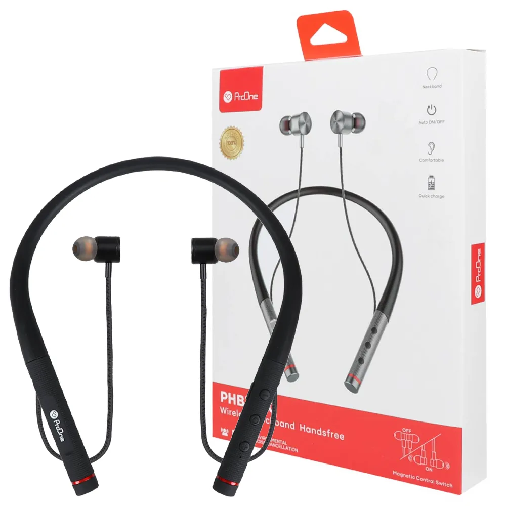 17758f019408767de82d540a5d84f4bf4744079d3296b764e6d2a27a762cb9b7.webp هندزفری بلوتوثی گردنی پرووان مدل PROONE PHB3380 مشکی