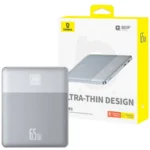 پاوربانک بیسوس مدل BASEUS BLADE2 P10063801S13-00 12000mAh نقره ای مخصوص لپ تاپ