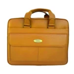 کیف اداری چرمی مدل STAR BS1180 عسلی