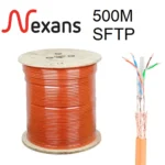 کابل شبکه نگزنس SFTP 500M Cat6 NEXANS کوپر