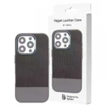 قاب اپل مدل VEGAN Leather IPHONE 16Pro نچرال