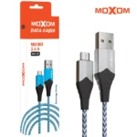 کابل میکرو موکسوم مدل MOXOM MICRO KH-16 سرمه ای سفید