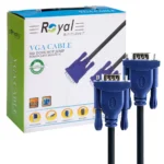 کابل مانیتور رویال مدل ROYAL VGA 3+4 BOX طول 10 متر