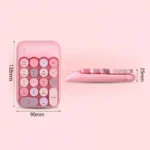 کیبورد بی سیم نامبرپد مافی مدل MOFII X910 صورتی