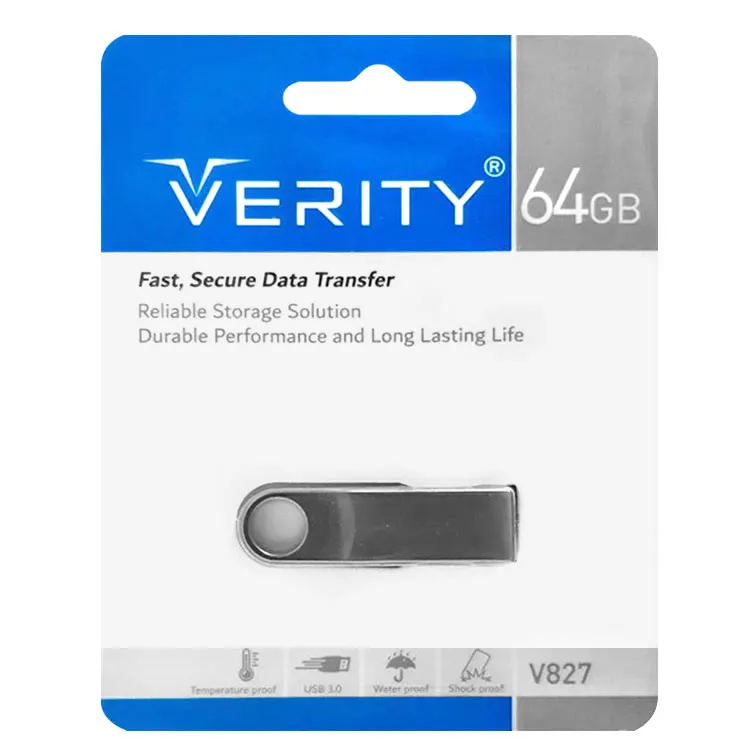 2172a88fd810de3ef440574ede791e1d8851f89086163f73c4cb5563de8cbf3b.webp فلش وریتی مدل USB 3.0 827 VERITY 64G