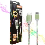 کابل موکسوم مدل MOXOM KH-68 LED MICRO سبز